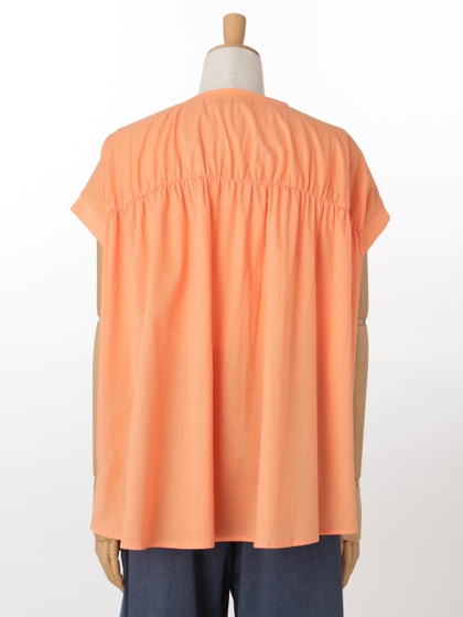 異素材Tシャツ 詳細画像 オレンジ 3