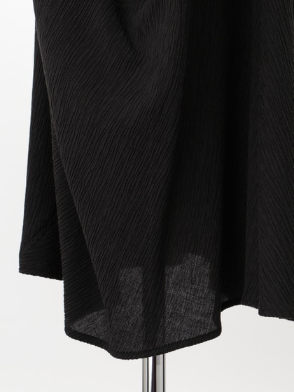 異素材ミックス　スカート 詳細画像 ブラック 5