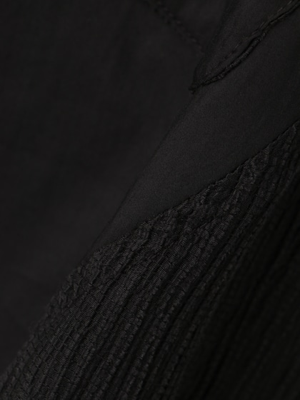 異素材ミックス　スカート 詳細画像 ブラック 6