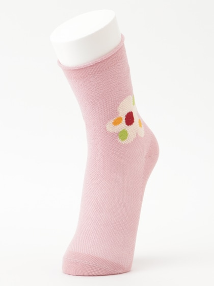 socks flower　 詳細画像 ピンク 1
