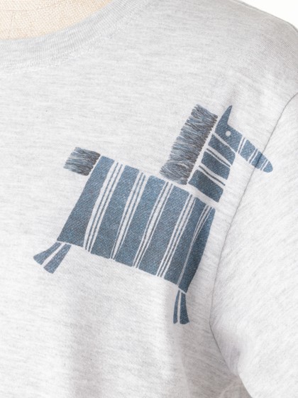T-shirt zebra　プルオーバー 詳細画像 ライトグレー 5