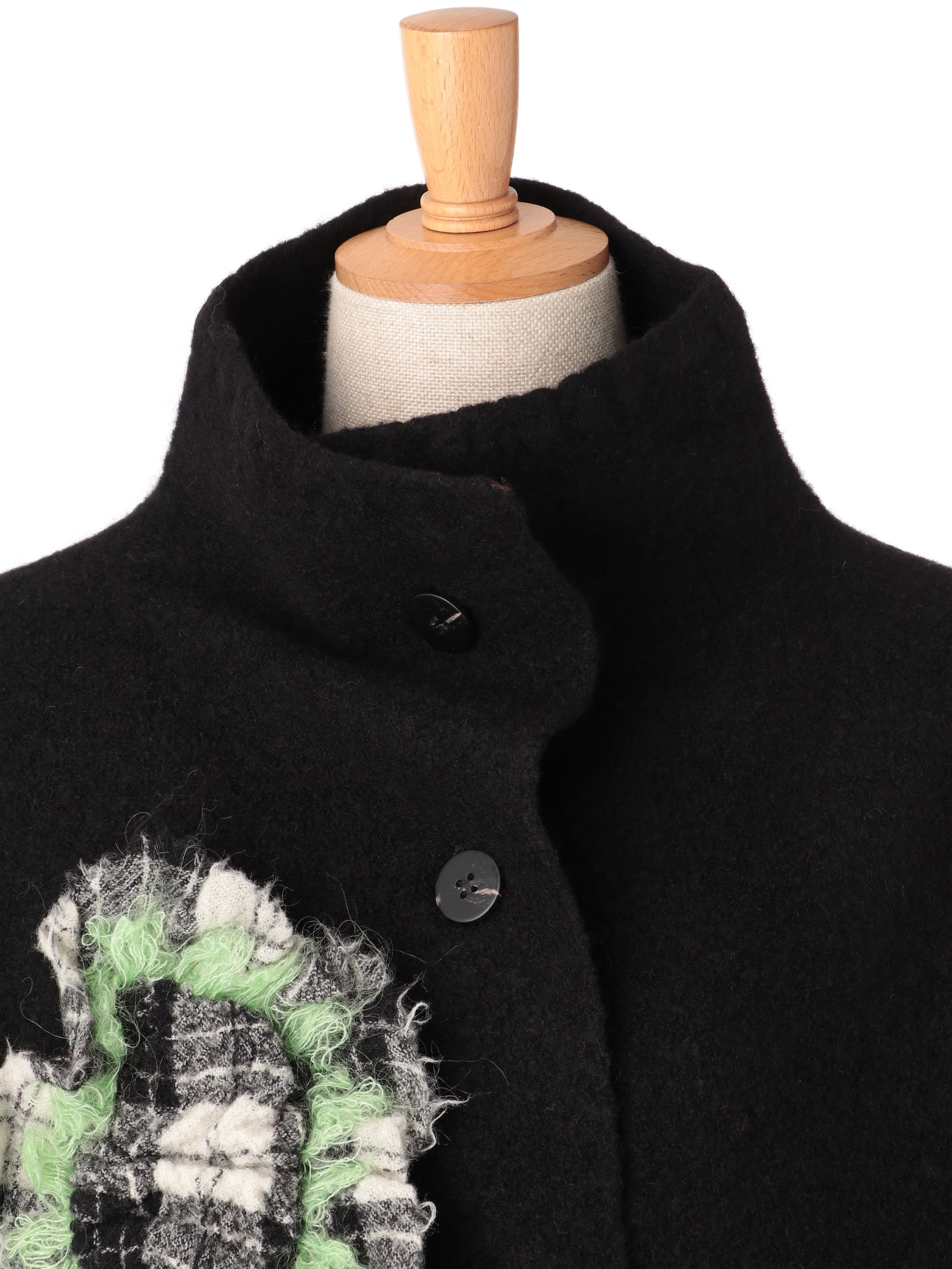 袖丈54㎝美品 センソユニコ 慈雨 圧縮ウールコート