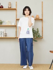 【アラエル＋500ポイント】stripe T-shirt